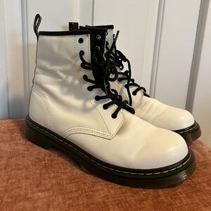 New White Dr Martens Boots